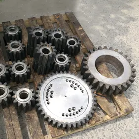 gear shaft slewing ring pinion